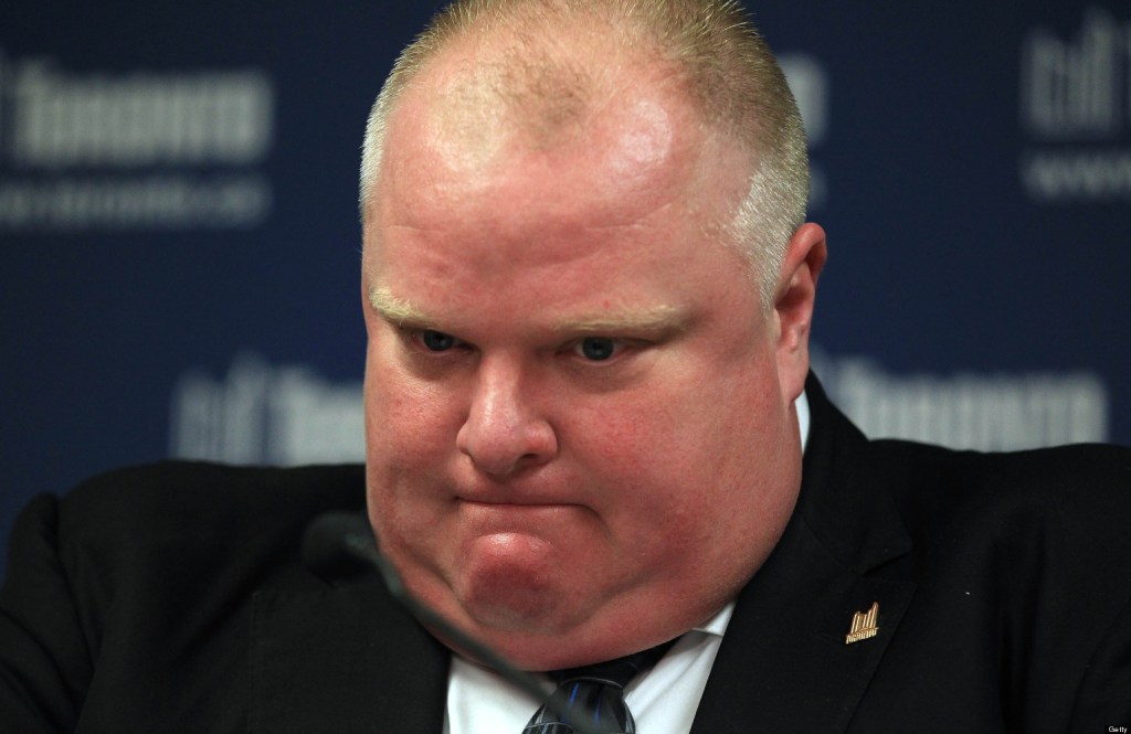 Toronto Mayor Rob Ford At News Conference