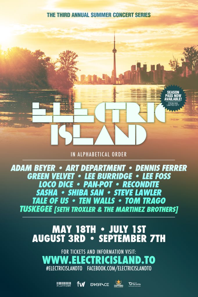 electric island full line up 2015